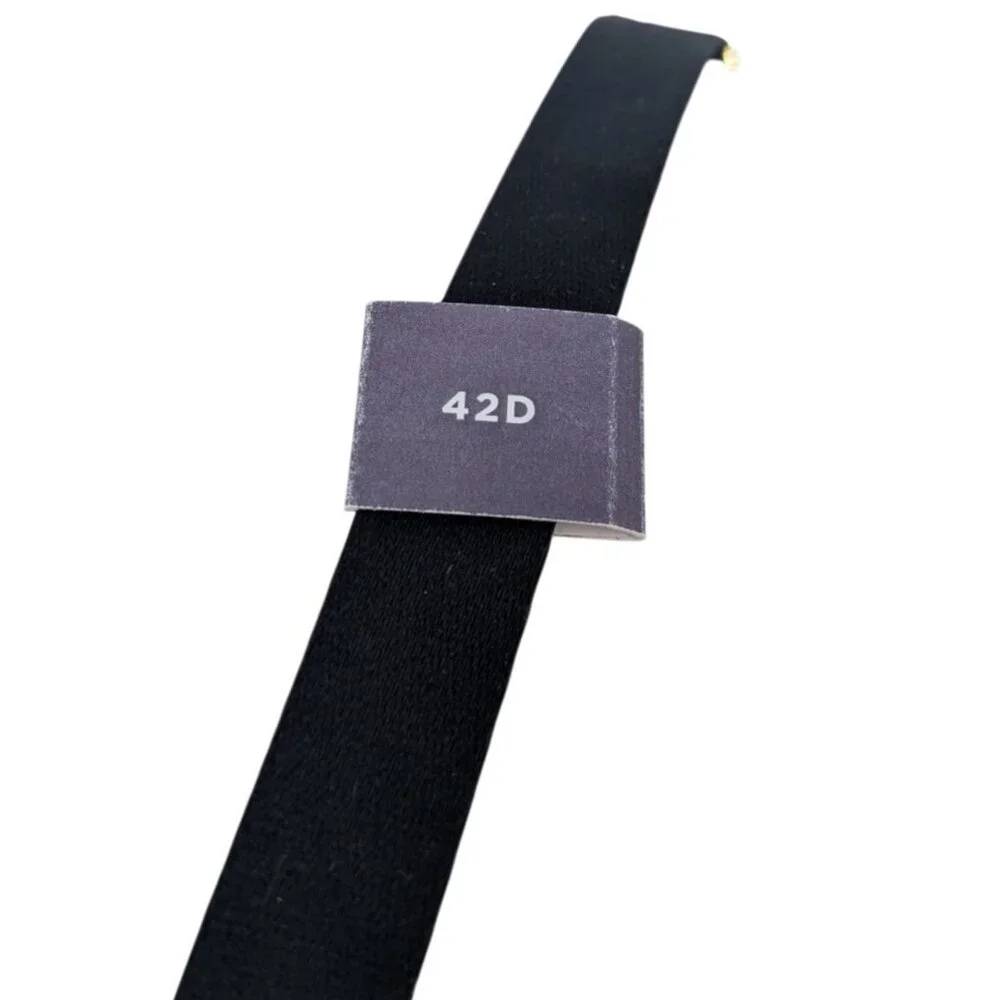 Cacique Womens Balconette Bra 42D Black Red Lace Underwire Unlined - Picture 3 of 10